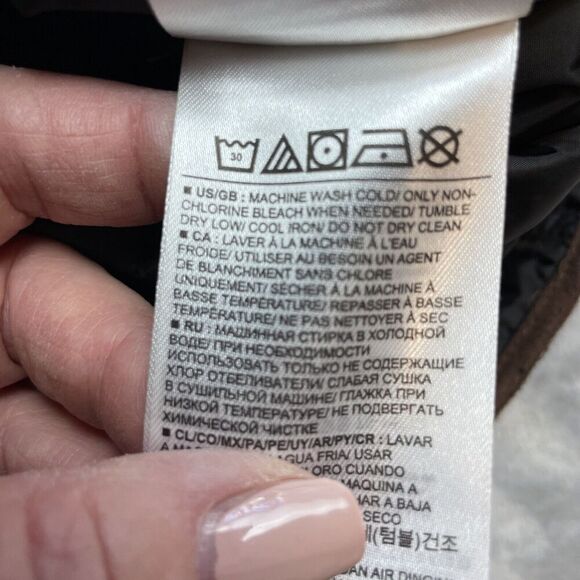 Banana Republic Quilted Field Vest Womens S Black Quilted Full-Zip Equestrian - Picture 6 of 10